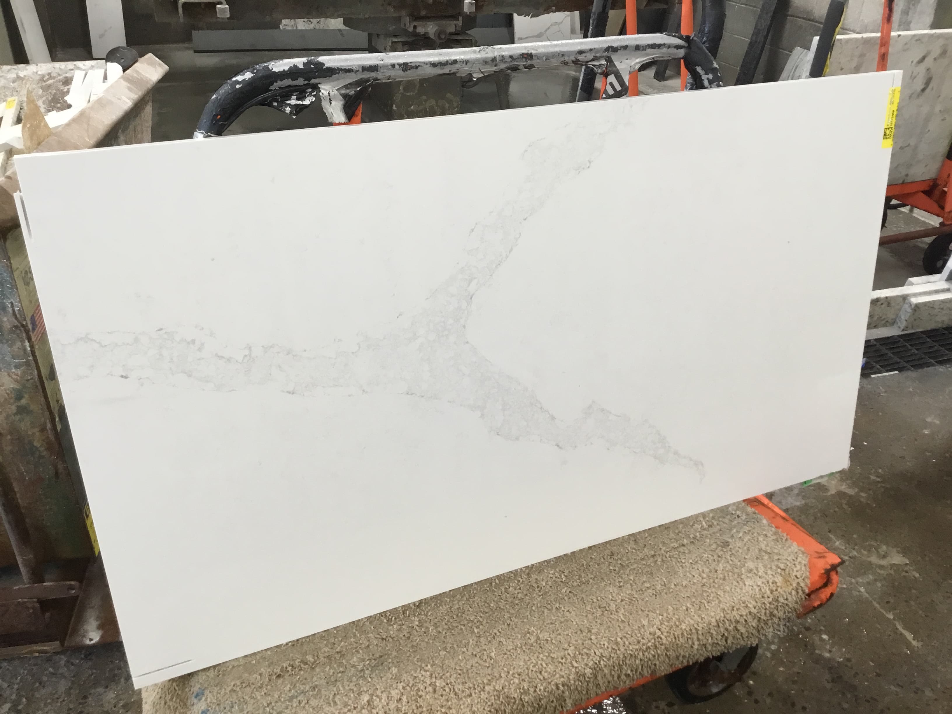 Caesarstone Statuario Nuvo 2cm Honed, pieza 10875-1.R1