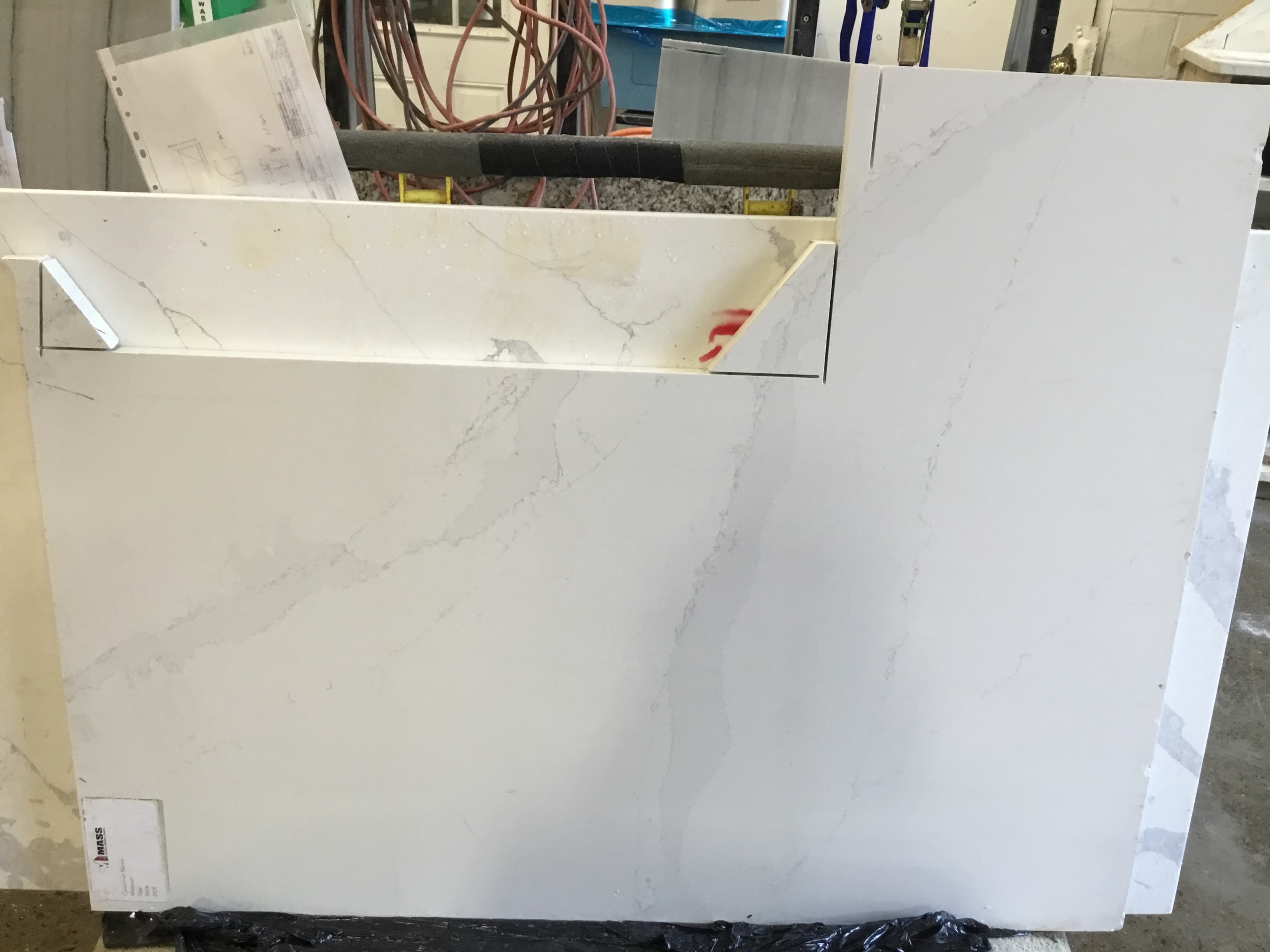 Silestone Eternal calacatta 3CM, piece 10148-1.R1