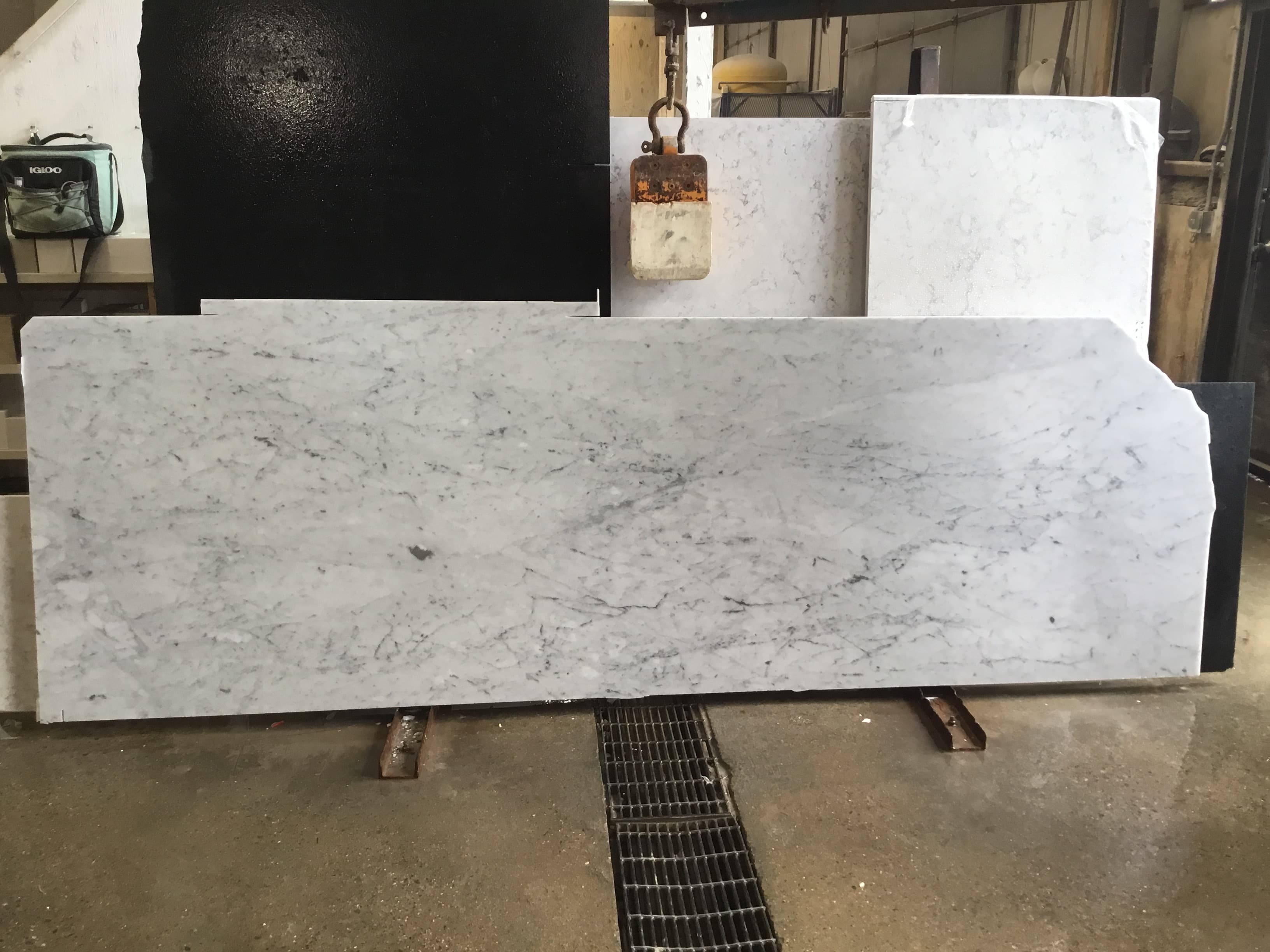 Bianco Carrara Extra Polished/Honed, pieza 10969-1.R1