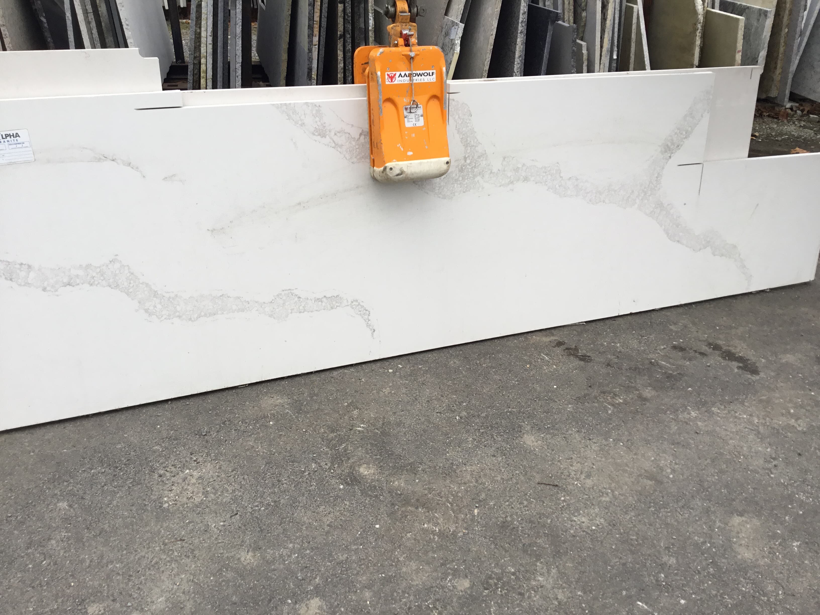 Caesarstone Symphony Grey 3cm Polished, piece 10242-1.R1