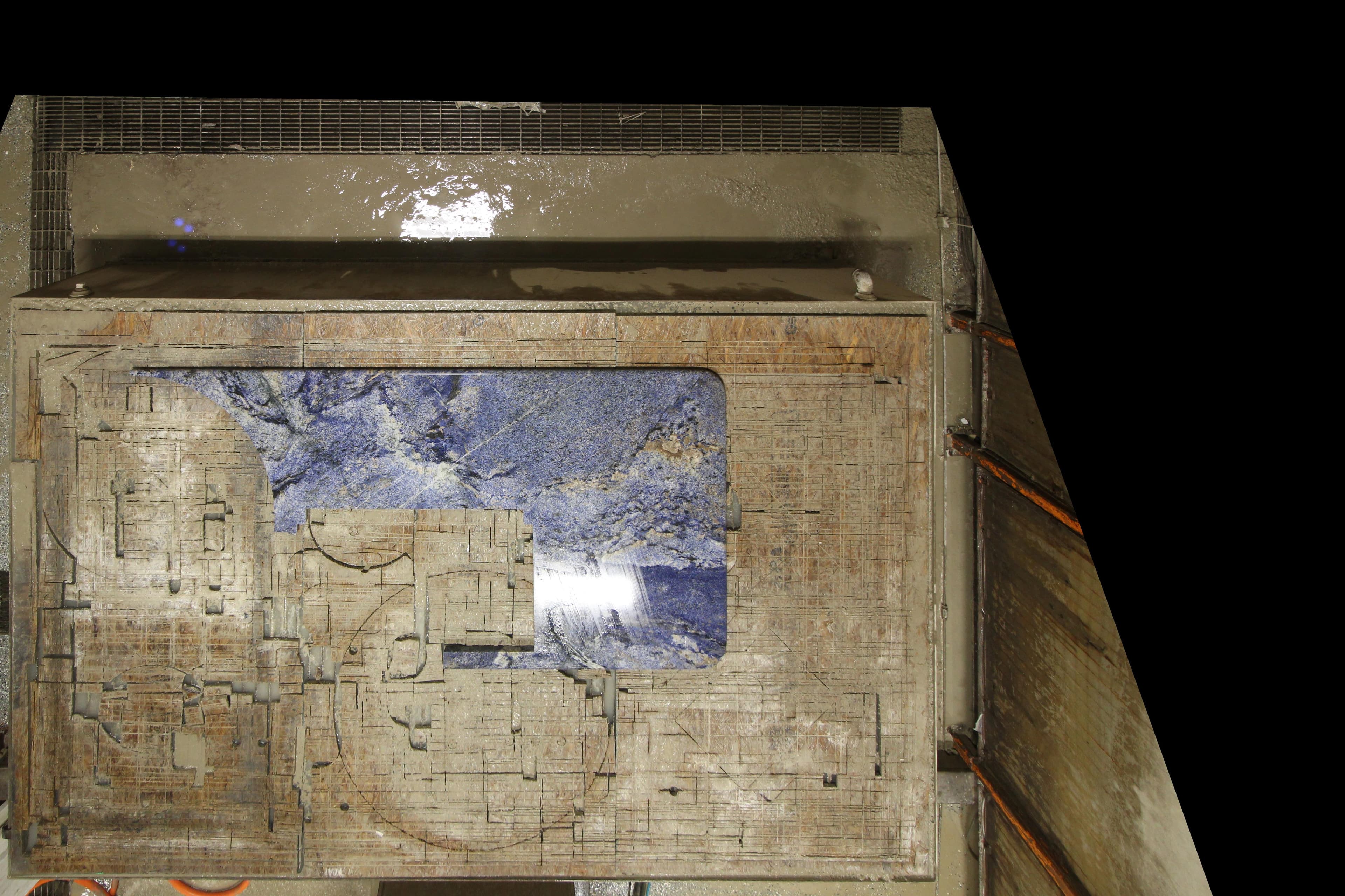 Blue Bahia Granite Polished 3CM, piece 14806-1.R1.R1